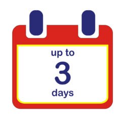 Up to 3 Days