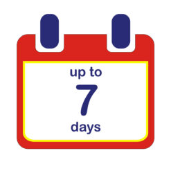 Up to 7 Days
