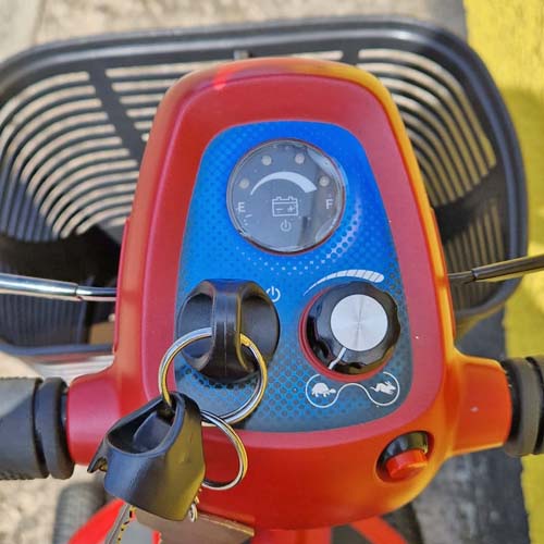 Motion Lithilite Mobilty Scooter Red Tiller