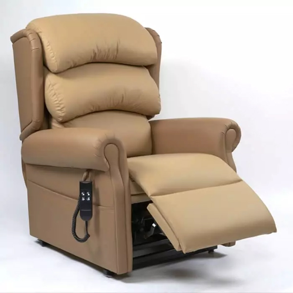 Monza Rise and Recliner Chair Fudge Beige 1