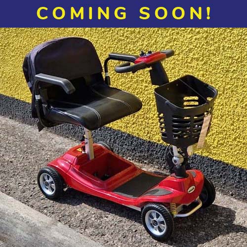 One Rehab Illusion Mobility Scooter Red Coming Soon