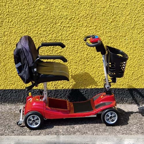 One Rehab Illusion Mobility Scooter Red Side